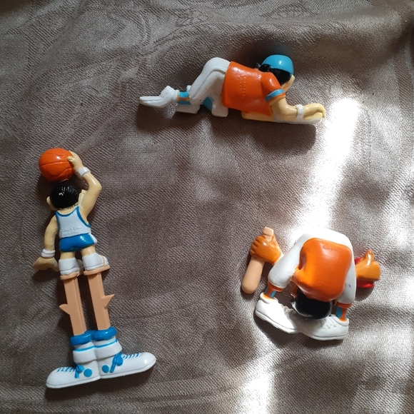 1980's RARE Sportfreaks 3 Piece Set $12.50 Shipping Sports Freaks Figures - Picture 13 of 16